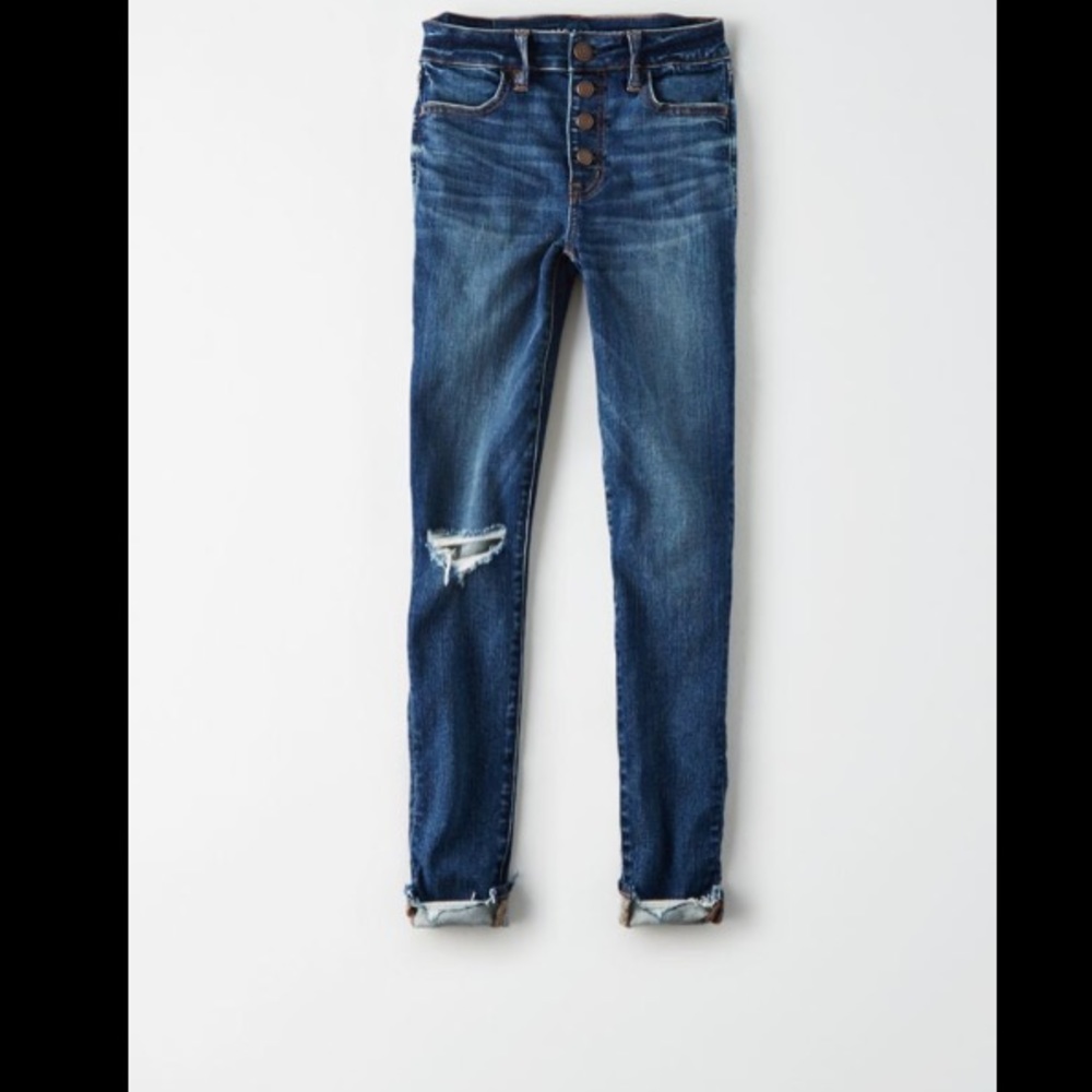 AEO Next Level High Waisted Jeggings NWT - Picture 3 of 4